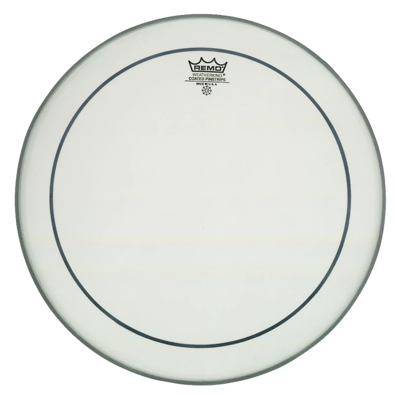 Remo Pinstripe Drumhead Pinstripe coated bass 20" White
