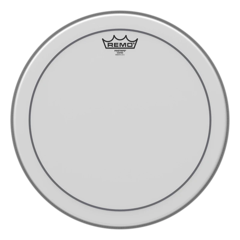 Remo Schlagzeugfell Pinstripe Weiß aufgeraut - 15" - PS-0115-00
