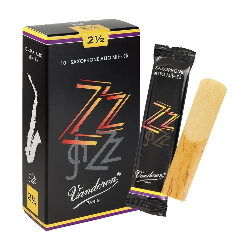 Vandoren ZZ Alto Saxophone Reeds - Box of 10 - Strength 2.5