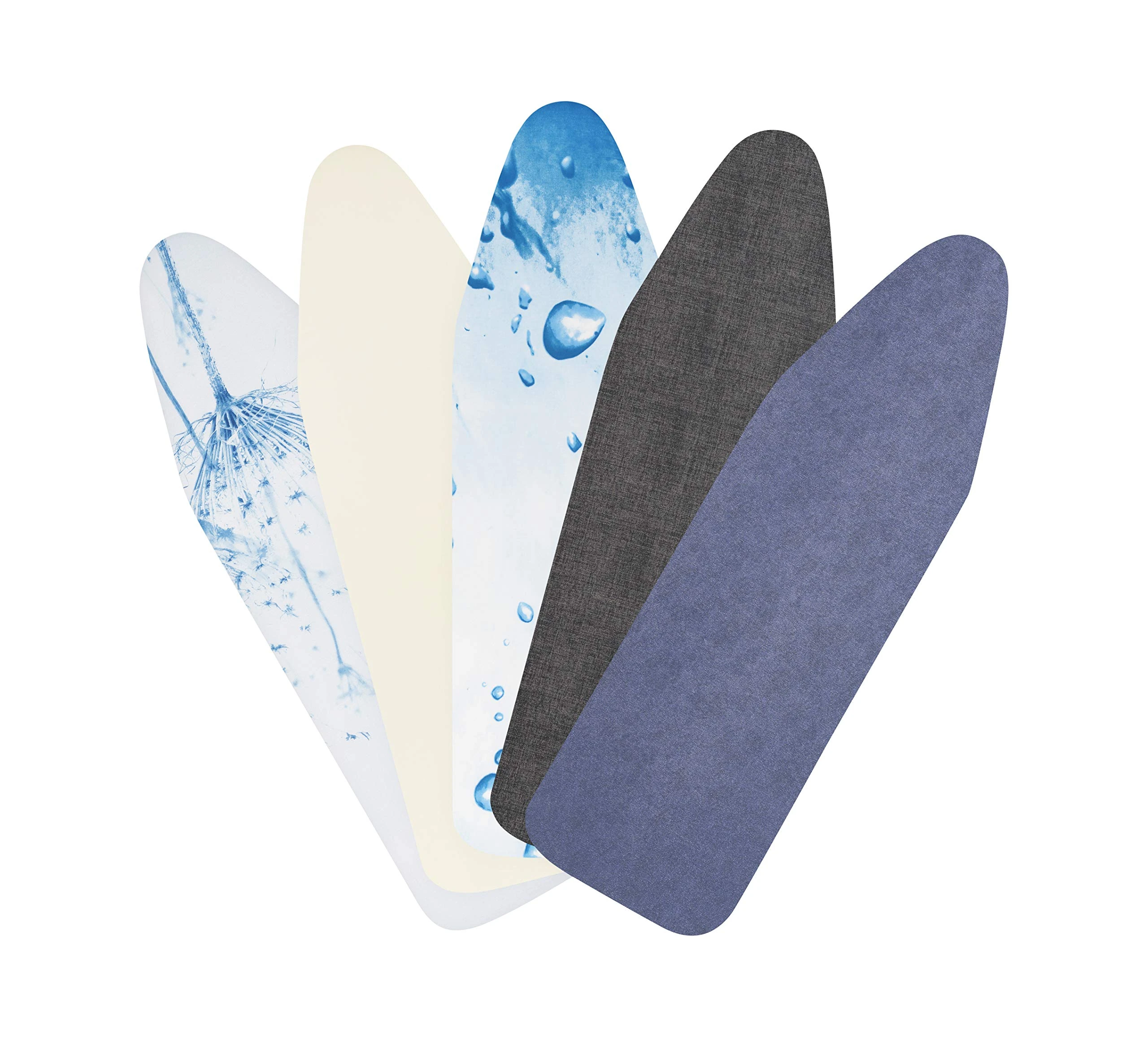 Brabantia 2mm Built-in-Foam Ironing Board Cover (B Board/Neutral Mixed Random Selection) Heat-Resistant, Non-Slip, Cord Fastener