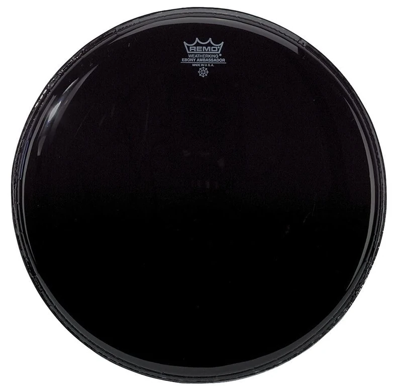 Remo drumhead Ambassador Ebony bass drum – 16" – ES-1016-00
