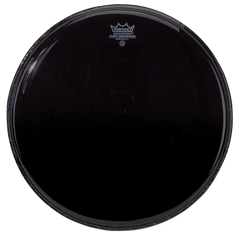 Remo Ambassador Ebony Bass Drumhead, 18"