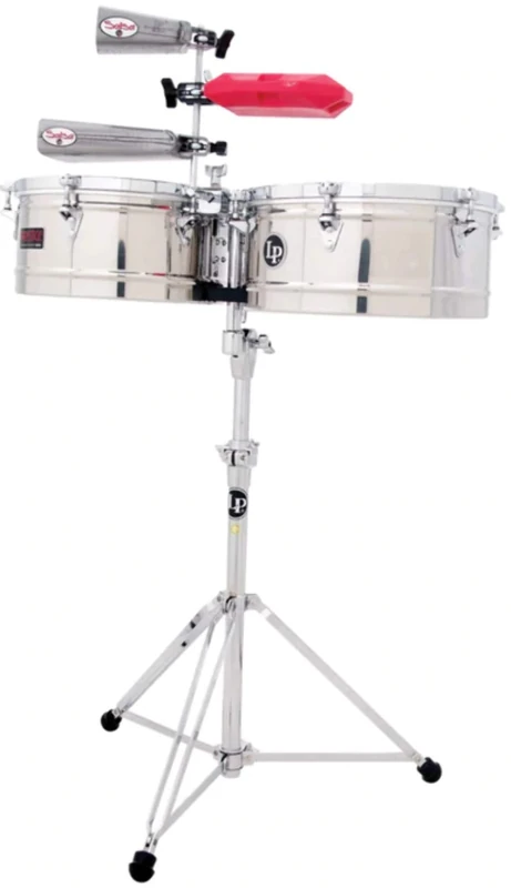 LP Latin Percussion Timbales Tito Puente Stainless Steel 13"/14" LP256-S