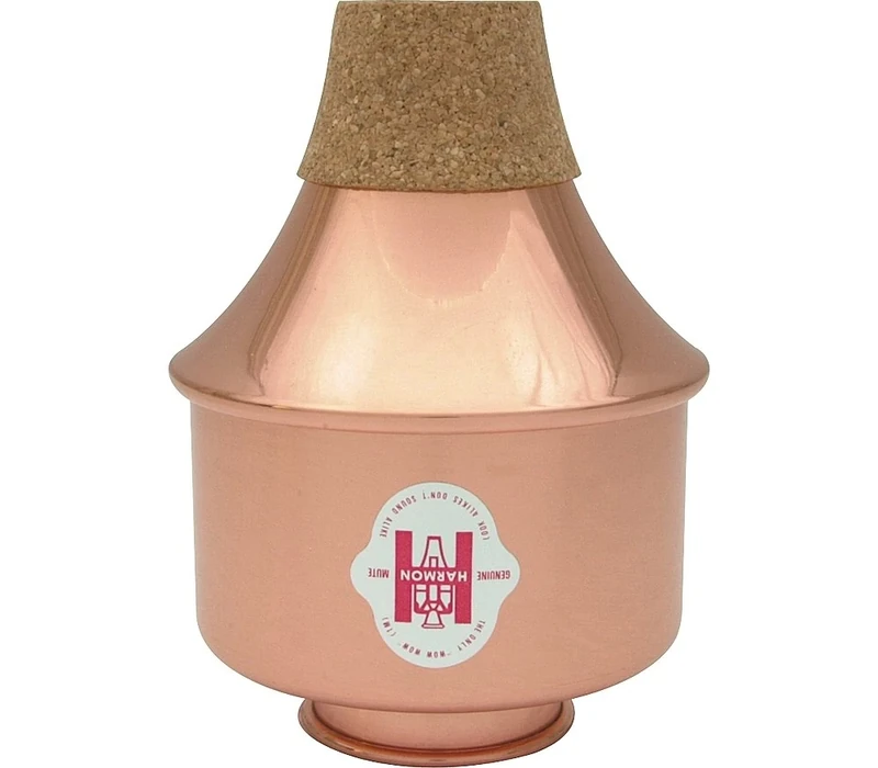Harmon Wow-Wow Trumpet (L), Copper with Inner Pull, 1.00 x 1.00 x 6.25 Inches
