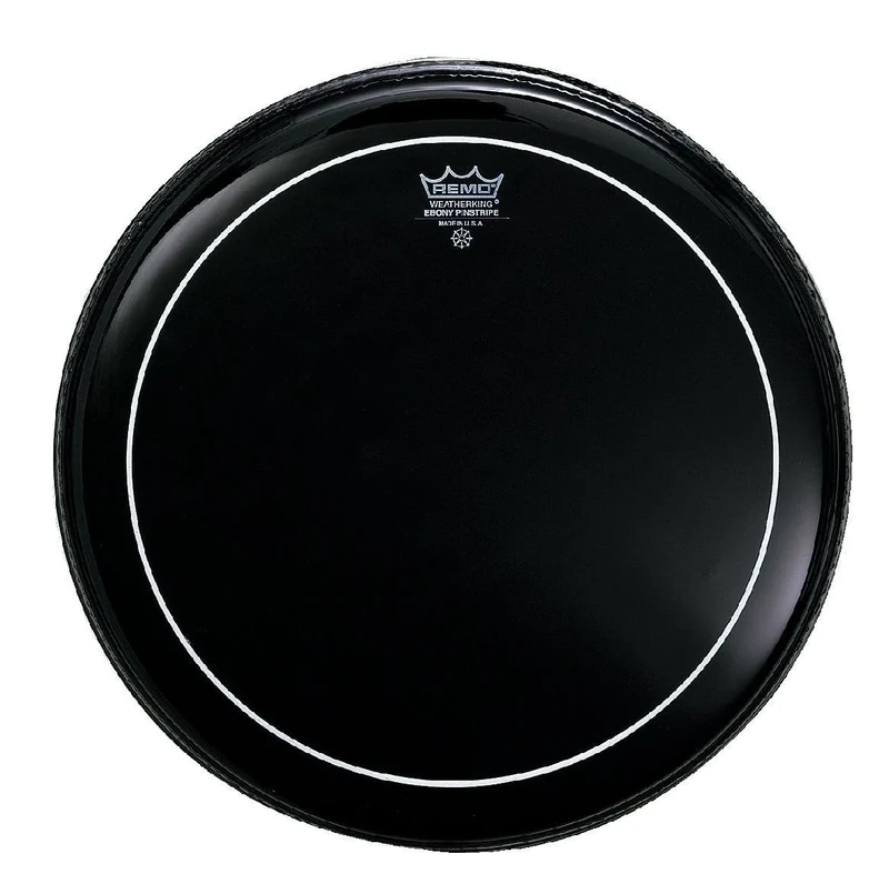 Remo Bass, PINSTRIPE®, EBONY®, 18" Diameter