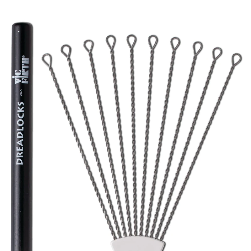 Vic Firth Dreadlocks Drum Brushes - Steel Wire