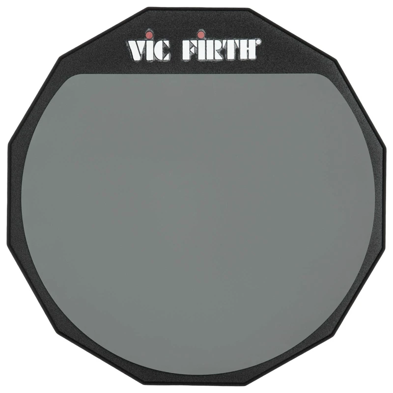 Vic FIrth - Single Sided Drumstick Practice Pad with VF logo - 12” Diameter