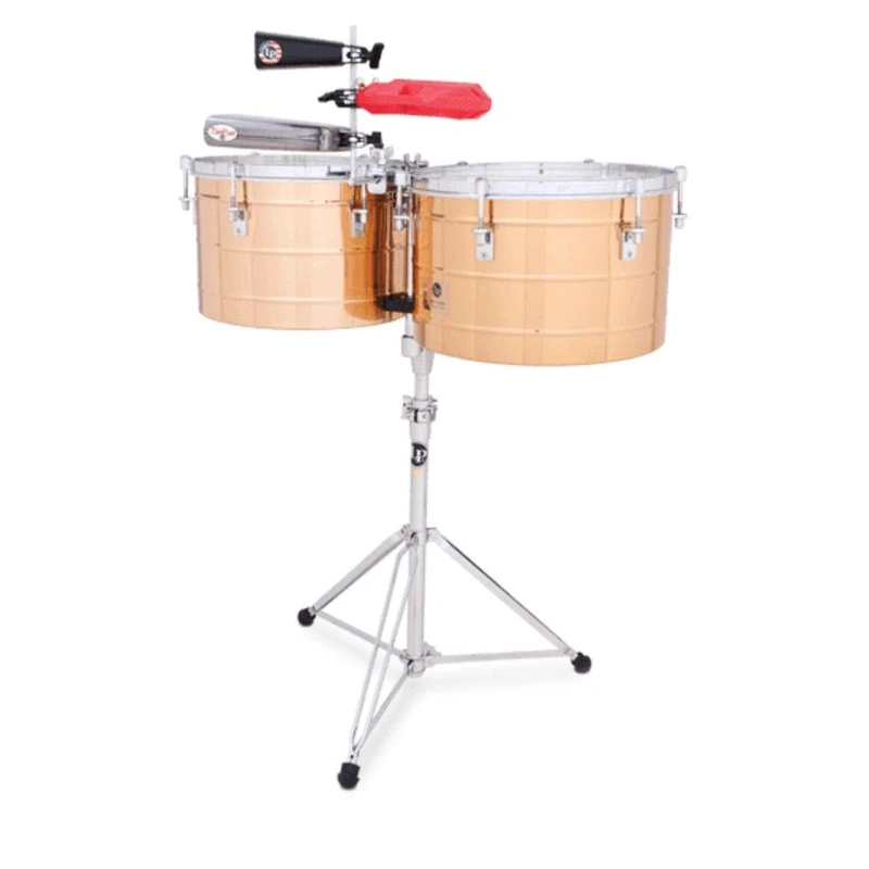 LP Latin Percussion Timbales Tito Puente Thunder Timbs Bronze 15"/16" LP258-BZ
