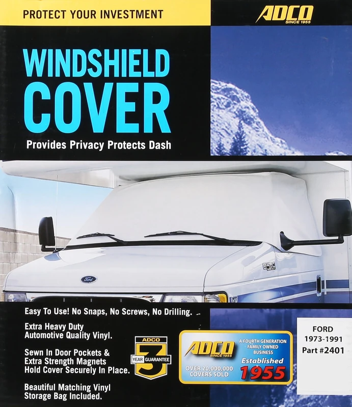 ADCO 2401 Polar White Windshield Cover - Image 1