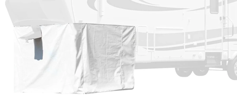 ADCO 3503 Storage Skirt for 5th Wheel RV Trailer, 296 Inch Length, Polar White