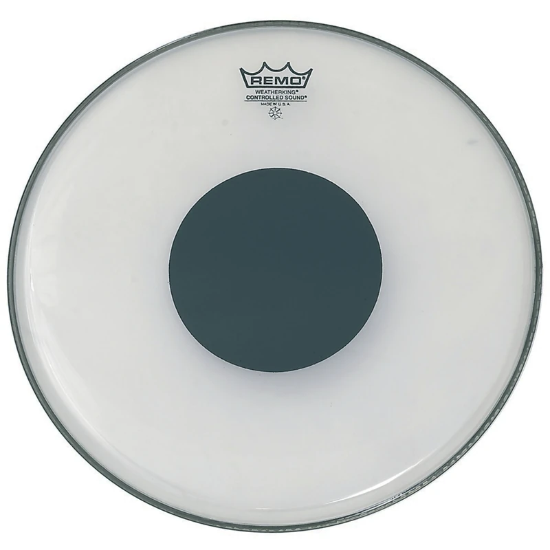 Remo Controlled Sound Clear Bass Drum Head with Black Dot - 22 Inch