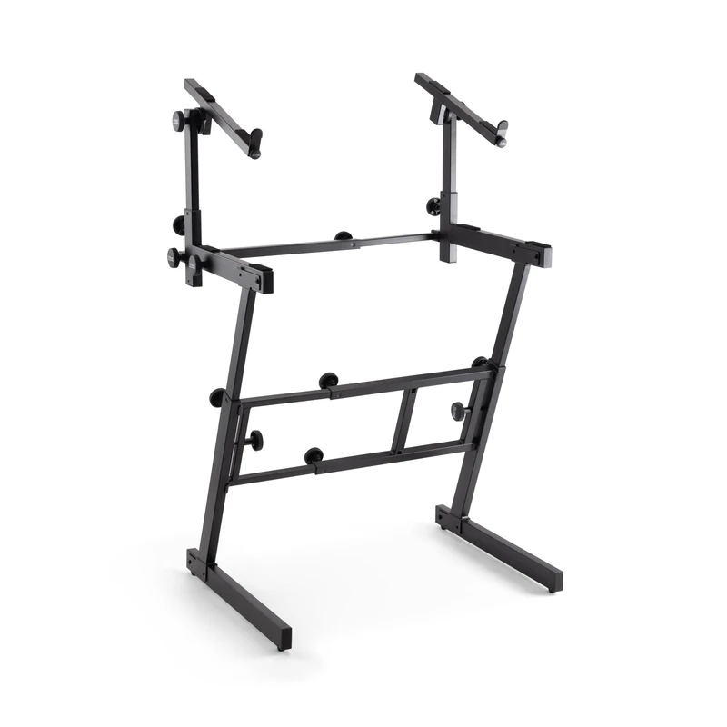 On-Stage Pro Heavy-Duty Folding-Z Keyboard Stand w/2nd Tier