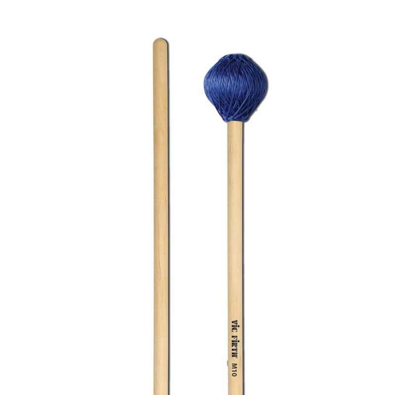 Vic FIrth - American Custom® Marimba Mallets - M10 - Cord - Extra Hard Head - Blue