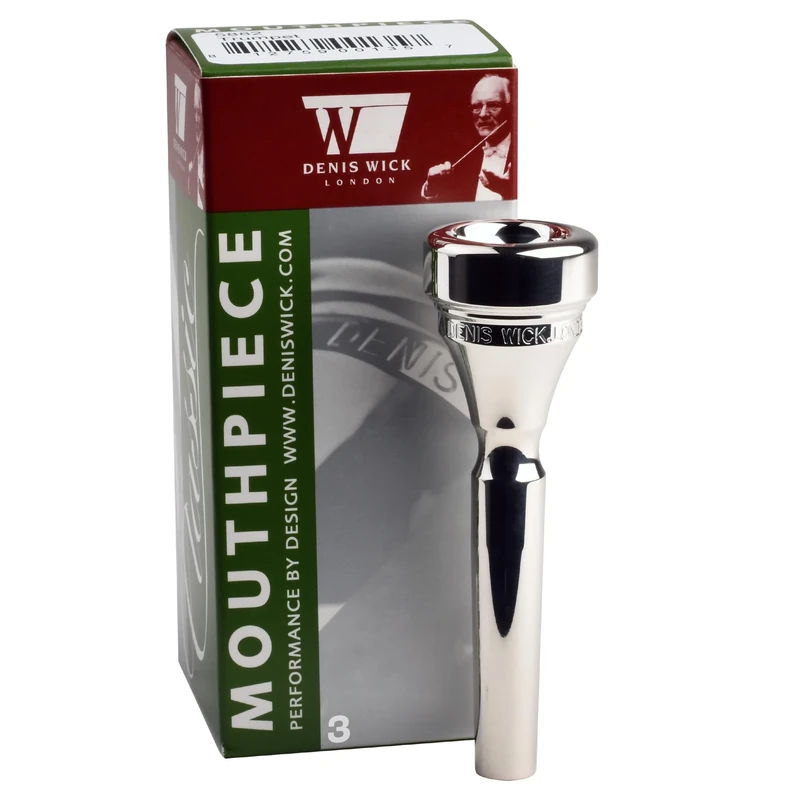 Denis Wick 5882-3 Classic Trumpet Mouthpiece, Silver Plated