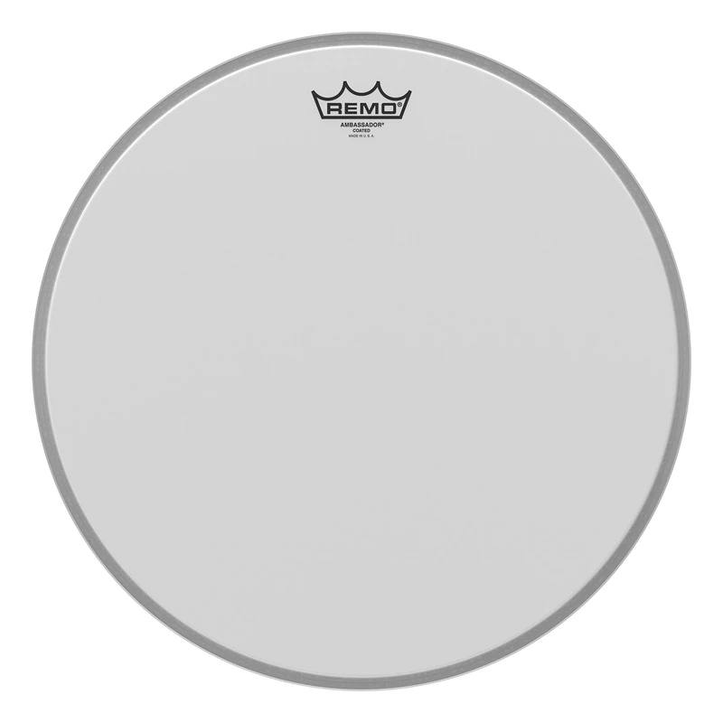 Remo Drumhead Ambassador White Coated for Bass Drum - 16" - BR-1116-00