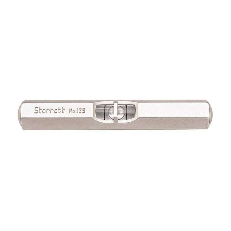 Starrett 135A Pocket Level With Satin Nickel-Plated Finish, 2-1/2" Size