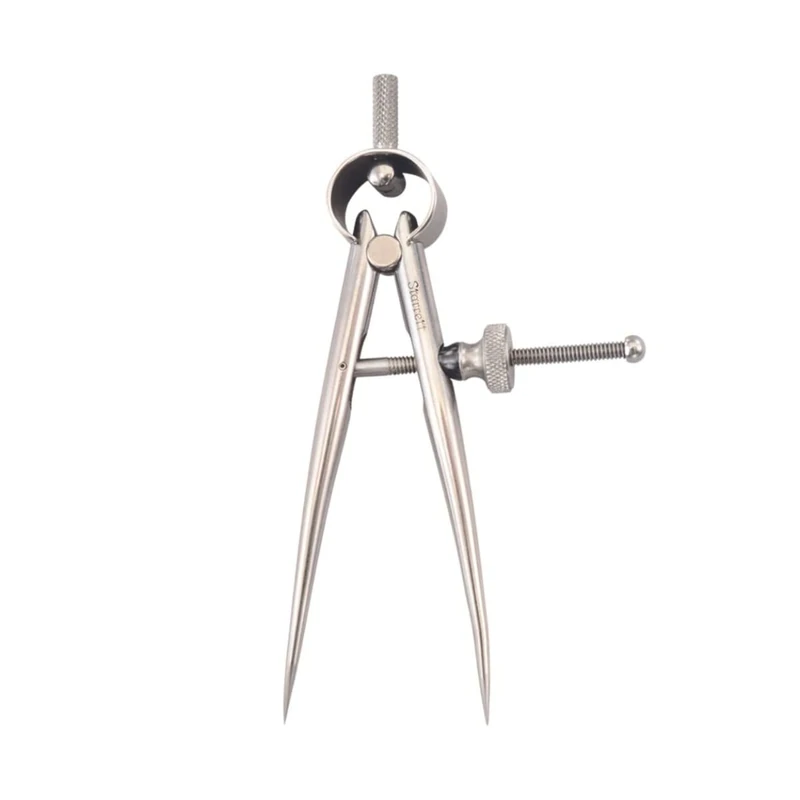 Starrett 277-3 3" Toolmakers' Spring-Type Divider With Round Legs And Solid Nut