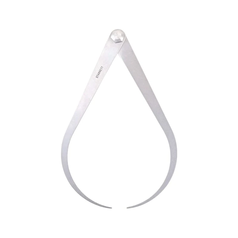 Starrett 26-12 Outside Joint Calliper, Steel, Flat Leg, 0-12" Range