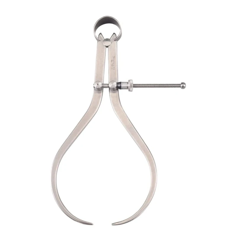 Starrett 79B-8 Spring Nut Outside Spring Calliper, Steel, Flat Leg, 0-8" Range