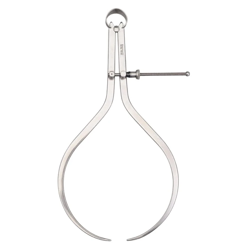 Starrett 79B-12 Spring Nut Outside Spring Calliper, Steel, Flat Leg, 0-12" Range