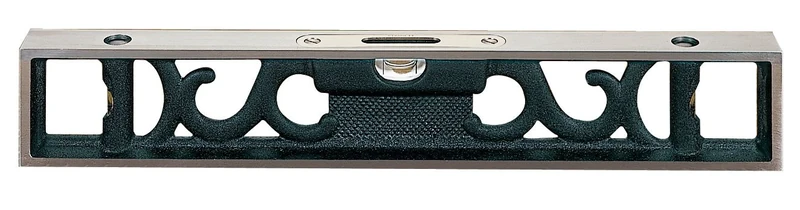 Starrett 132-12 12IN Precision Bench Level with double plumbs 12” (300mm) with Main Vial and Double Plumb Vial