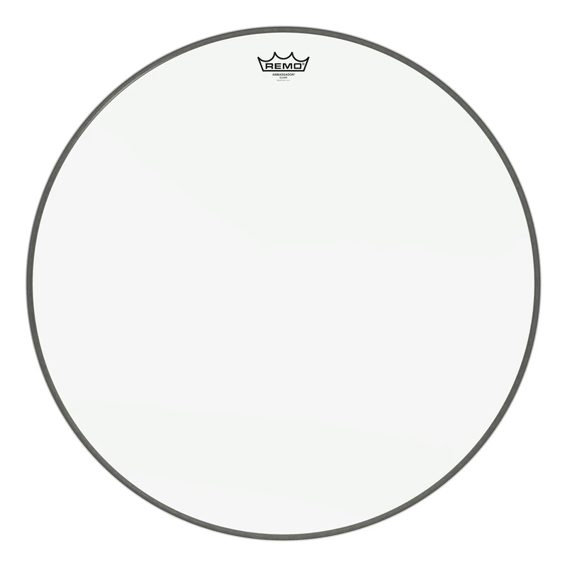 REMO drum head, Ambassador transparent, clear, 26 inch bass drum, BR-1326-00