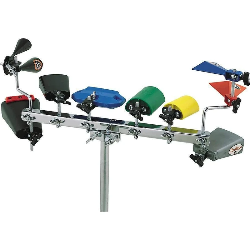 LP Latin Percussion Halterung Percussion Rack Everything, verchromtes Stahlgestell, LP372