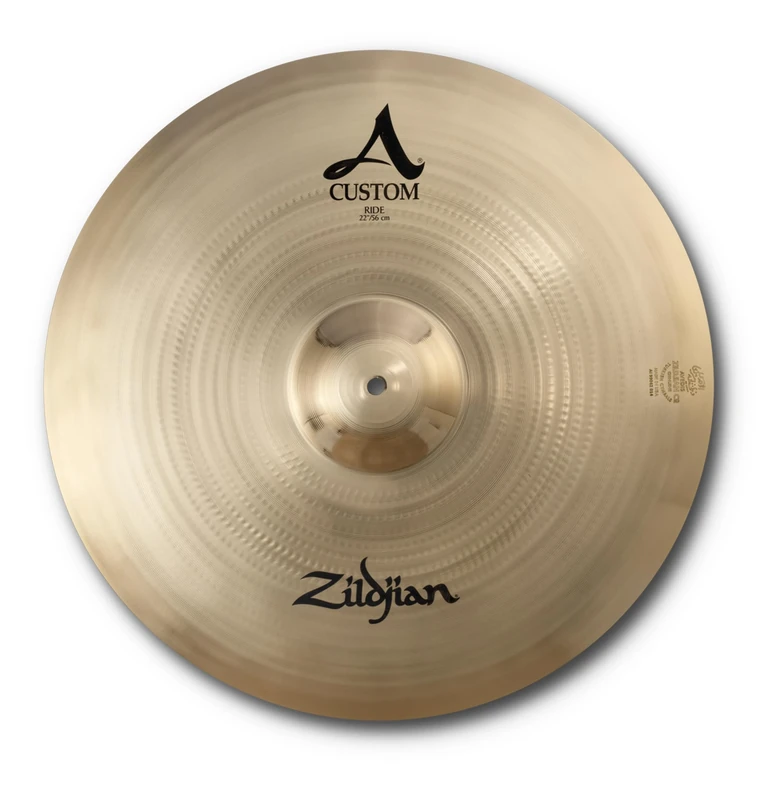 Zildjian A Custom Series - 22 Inch Ride Cymbal - Brilliant finish