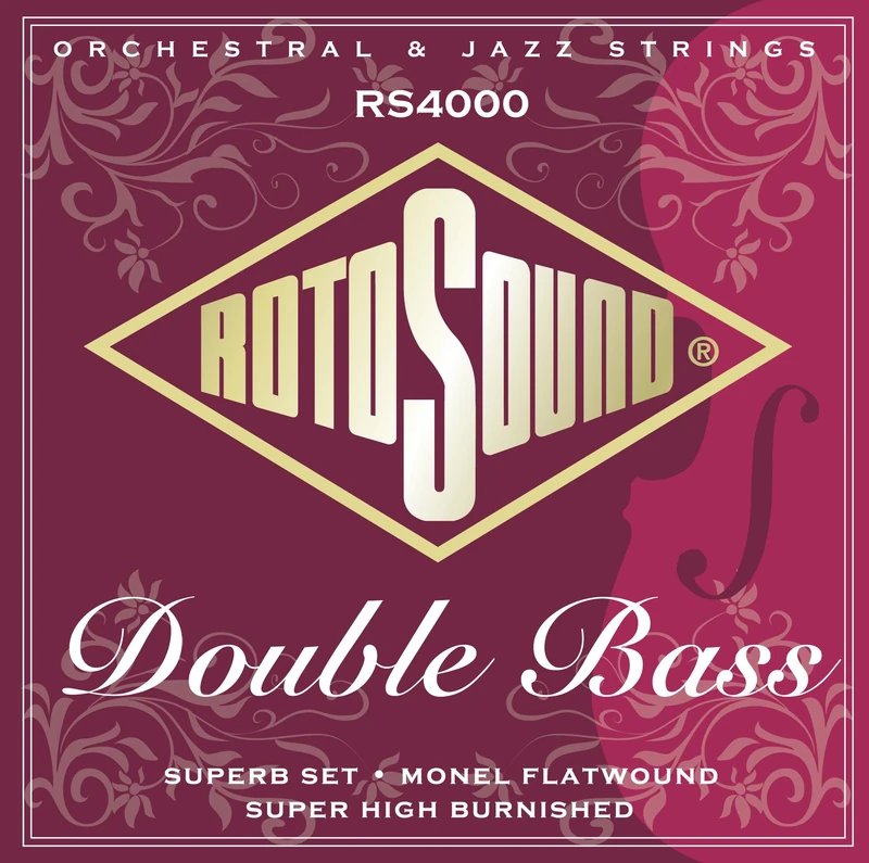 Rotosound Strings for Double Bass, Contrabass Professional Set Medium RS4000M