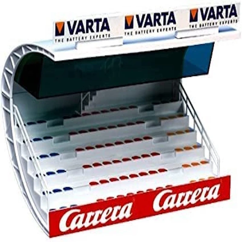 Carrera 20021100 Grandstand Slot Car Racing Accessory, White