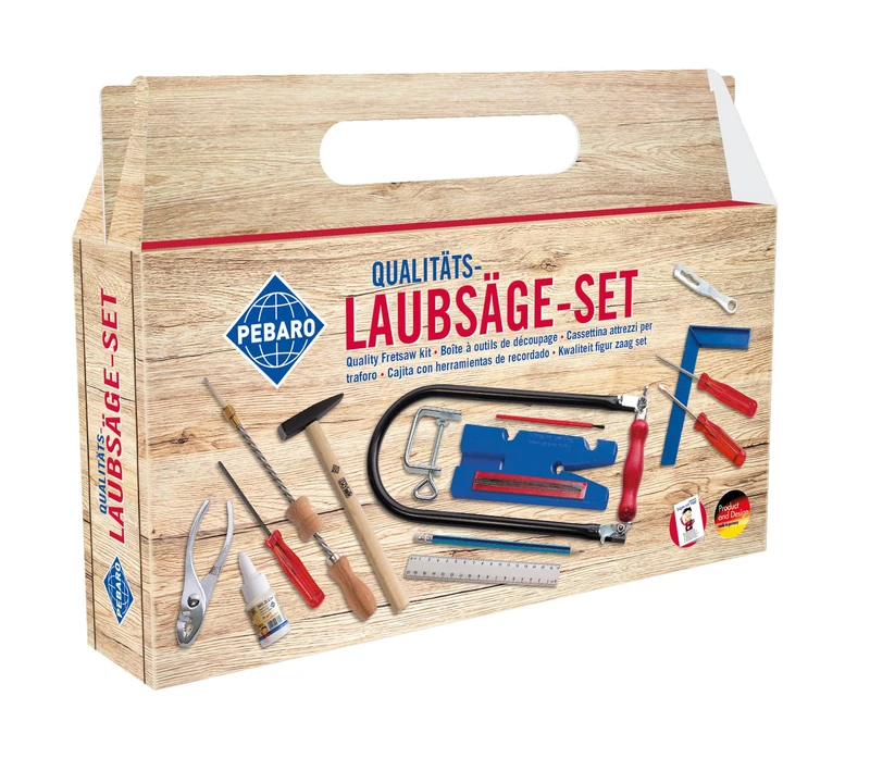 Pebaro Jigsaw Set - Complete Woodworking Kit for Kids and Adults