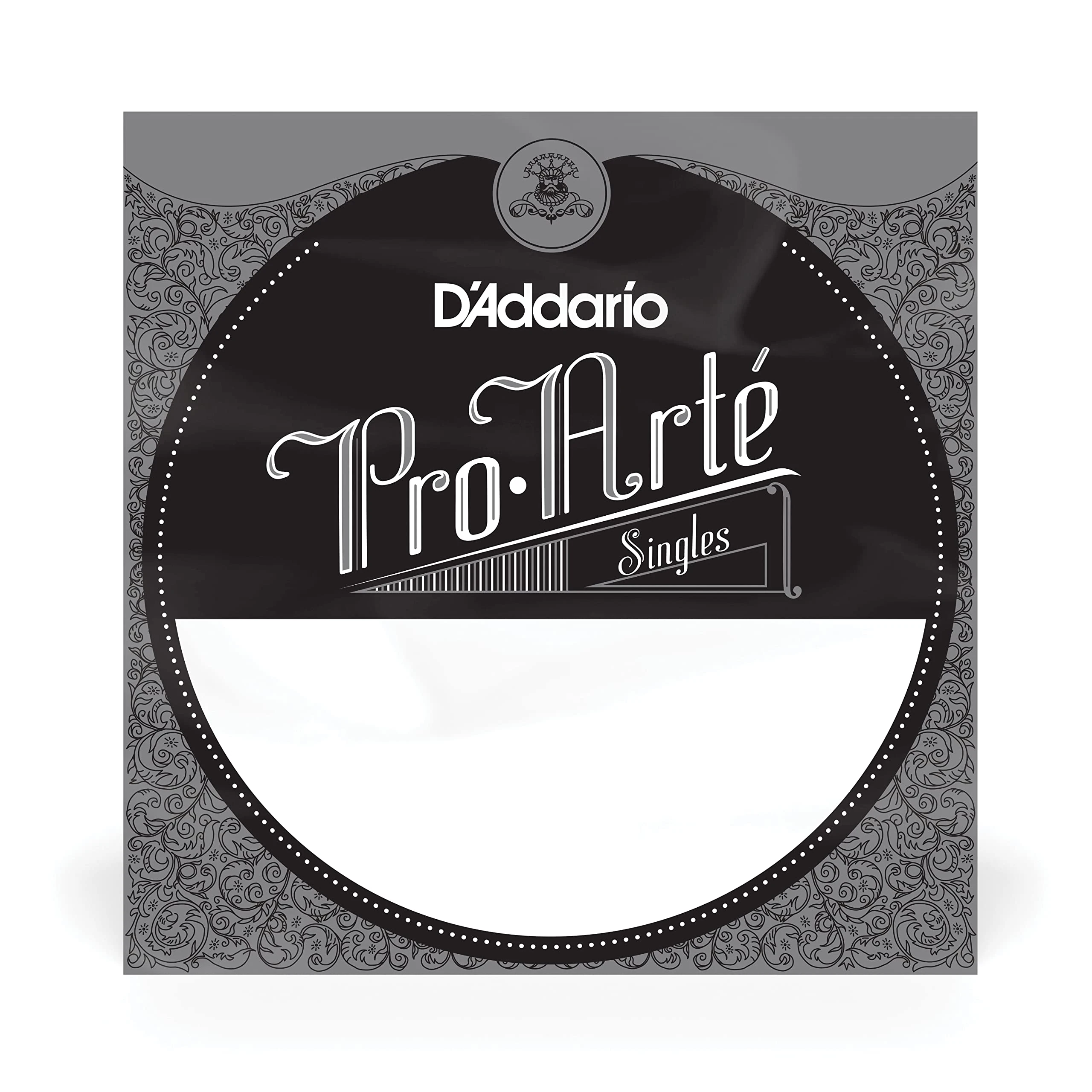 D'Addario J4604 Pro-Arte Nylon Hard Tension Single Fourth String for Classical Guitar