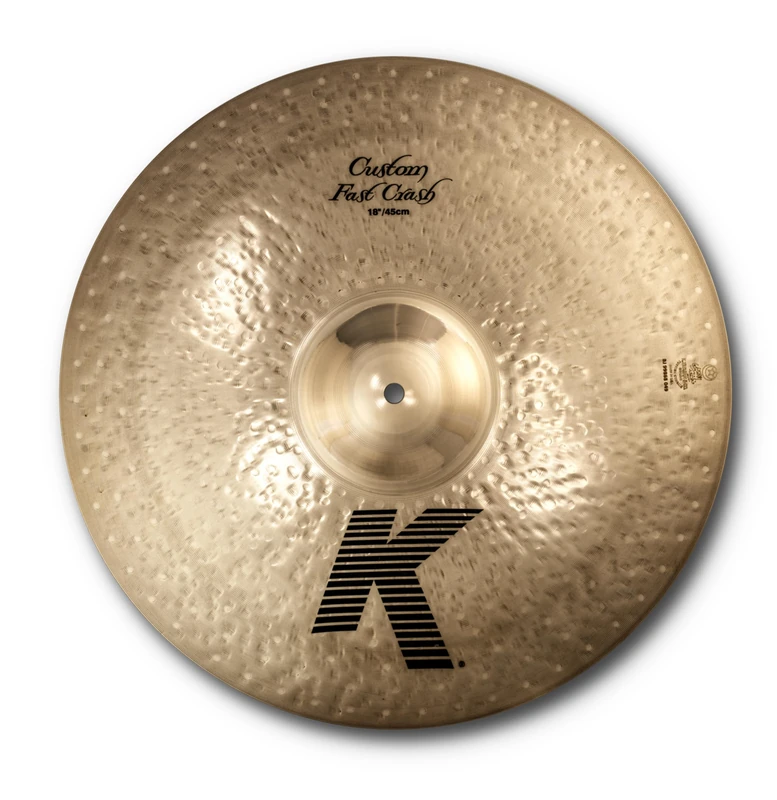 Zildjian K Custom Series - 18 Inch Fast Crash Cymbal - Brilliant finish