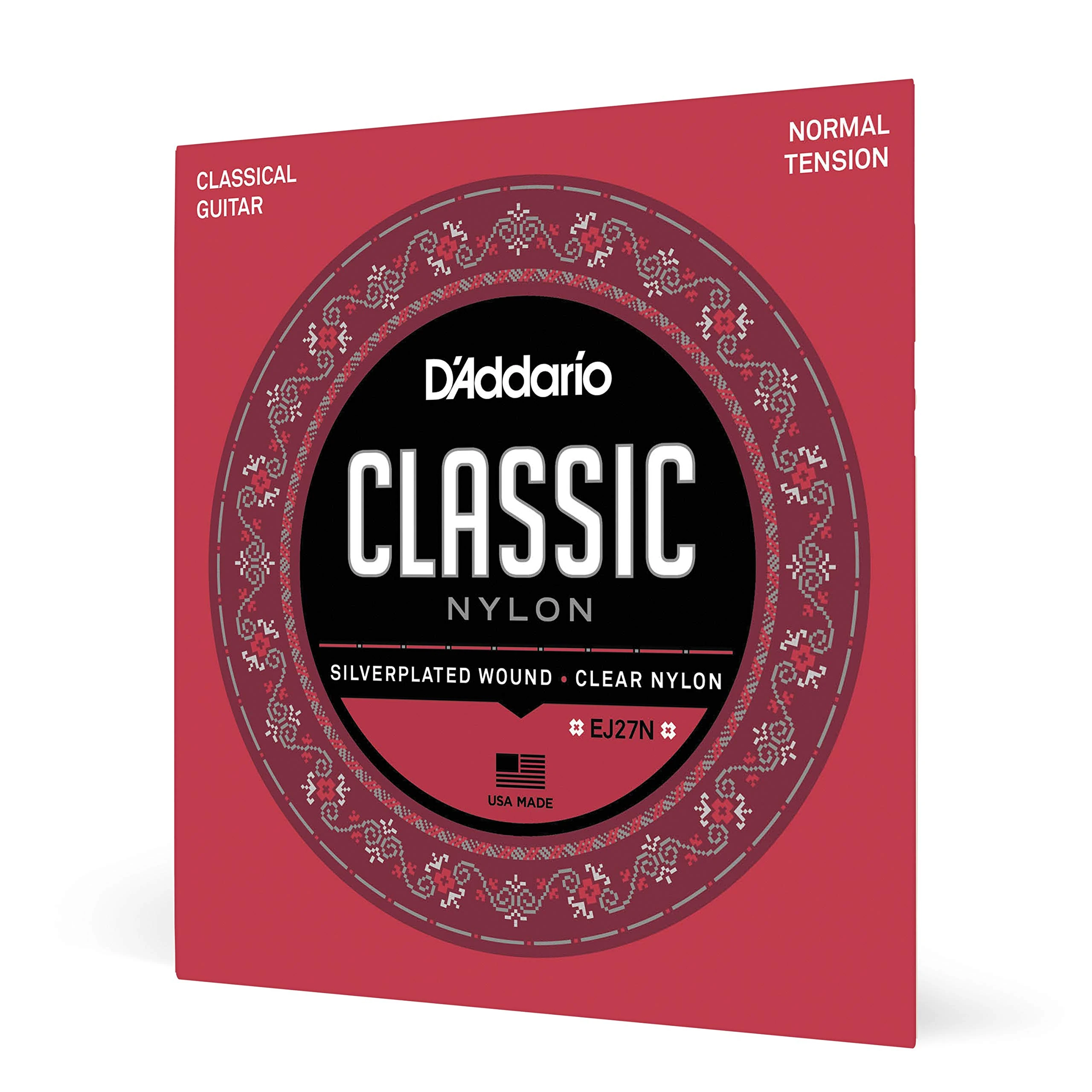 D'Addario EJ27N Classical Nylon Guitar Strings Normal Tension