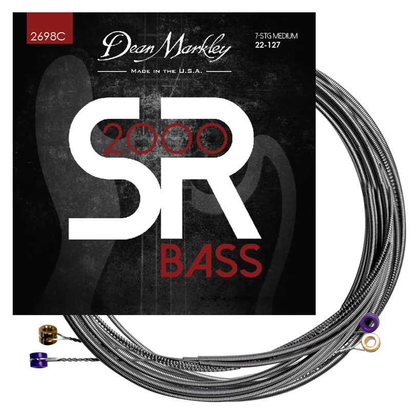 Dean Markley DM2698C Sr2000 Bass Guitar Strings, Size 22-127