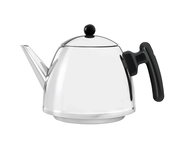 Bredemeijer - Teapot Duet Classic - 1.2L - Stainless steel - Black fittings