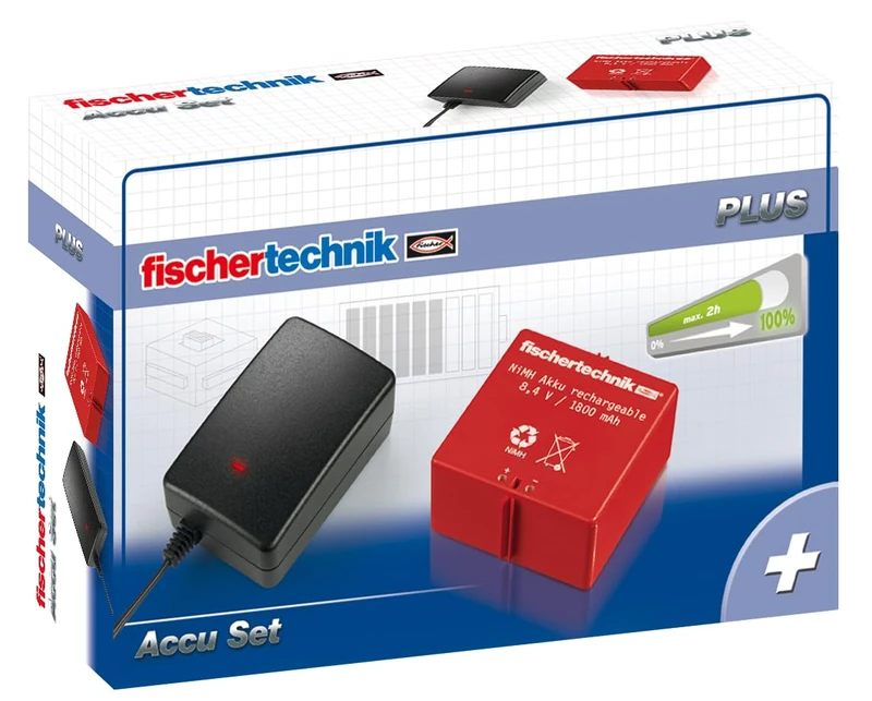 fischertechnik 34969 Plus Accu Set – Electronics Set with Battery for Ages 7+