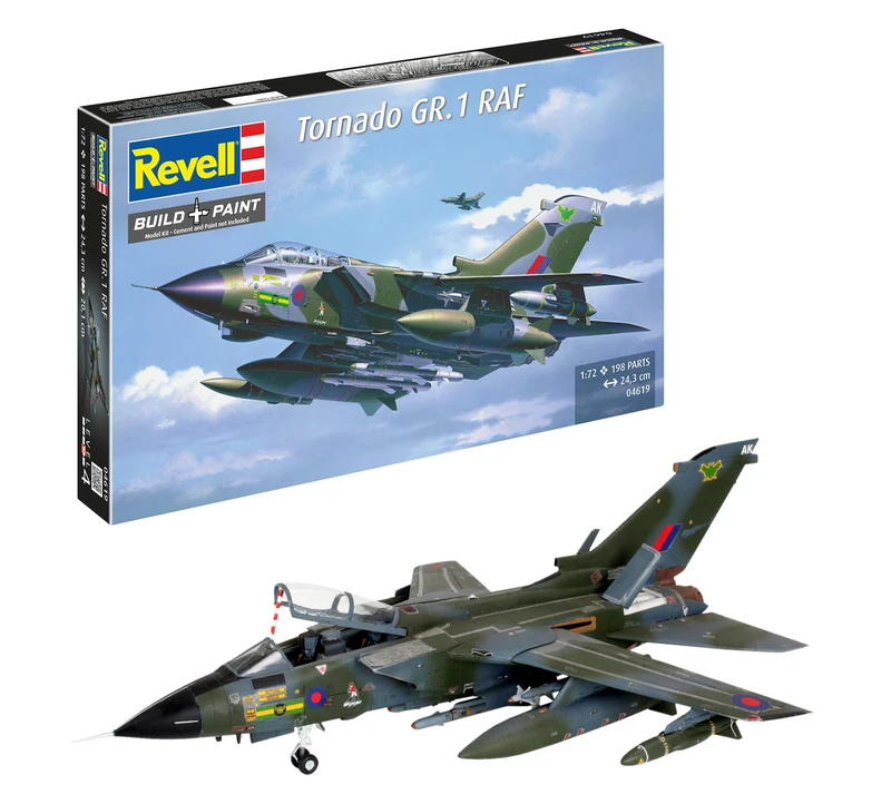 Revell 04619 Tornado GR. Mk.1 RAF 1:72 Scale Unbuilt/Unpainted Plastic Model Kit