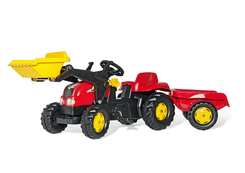 Rolly Toys 02/312/7 Kid Tractor Frontloader and Trailer