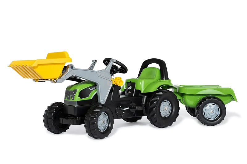 rolly toys FS Deutz 023196 Tractor with Front Bucket and Trailer 169 cm