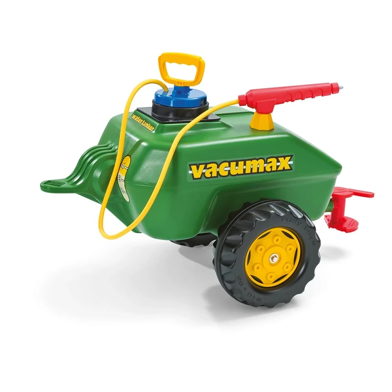 ROLLY TOYS | rollyVacumax Tanker with Pump | 122868, Green, 75 cm × 45 cm × 43 cm