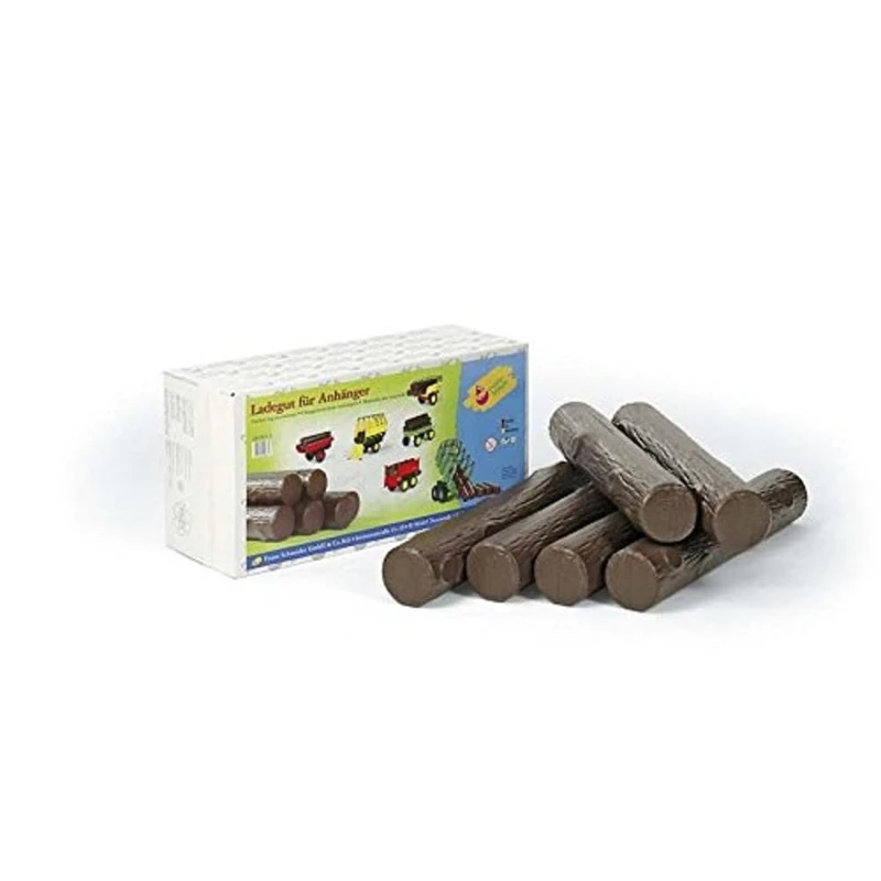 ROLLY TOYS 40/963/1 Six Plastic log Accessories,Brown,58 cm × 9.5 cm × 9.5 cm