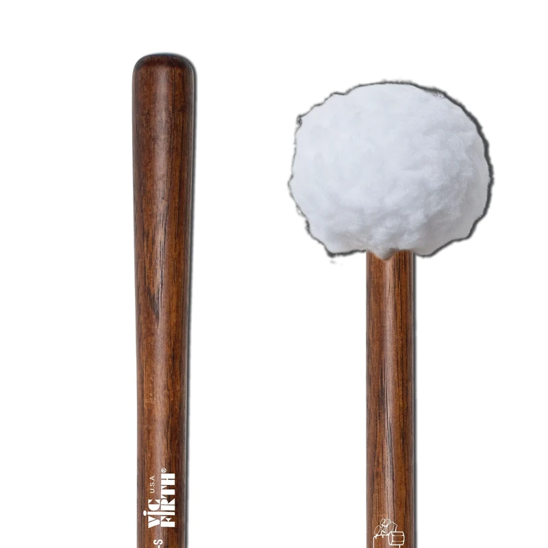 Vic FIrth - Corpsmaster® Series Bass Drum Mallet - MB2S - Medium Head - Soft