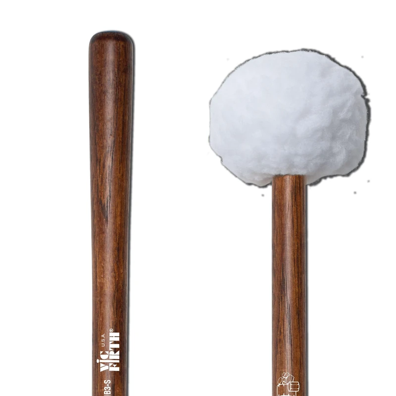 Vic FIrth - Corpsmaster® Series Bass Drum Mallet - MB3S - Large Head Soft