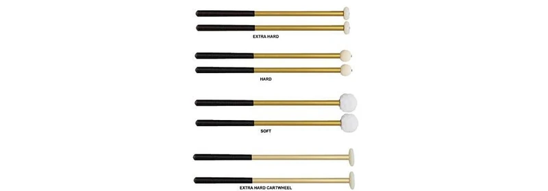 Vic FIrth - Corpsmaster® Series Multi-Tenor Drumsticks - Aluminium Shaft - Felt Head - Soft - Image 1