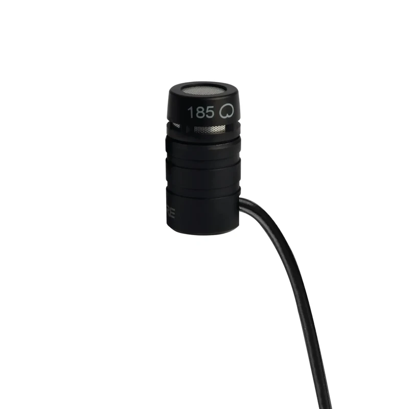 Shure MX185 Lavalier/Lapel Microphone with Black Wired Microphone – Microphones (Lavalier/Lapel Microphone, -35 dB, 50 – 17000 Hz, Cardioid, Wired, XLR-3)