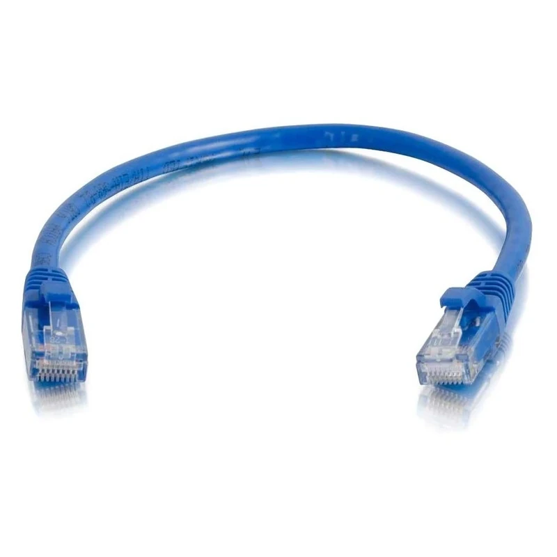 C2G 31372 Cat6 Crossover Cables - Snagless Unshielded Network Patch Cable Multipack (50 Pack) Blue (5 Feet, 1.52 Meters)