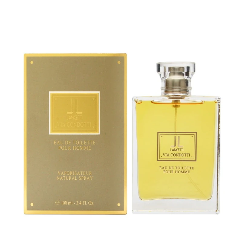 Via Condotti by Lancetti for Men 3.4 oz Eau de Toilette Spray by Lancetti Parfums
