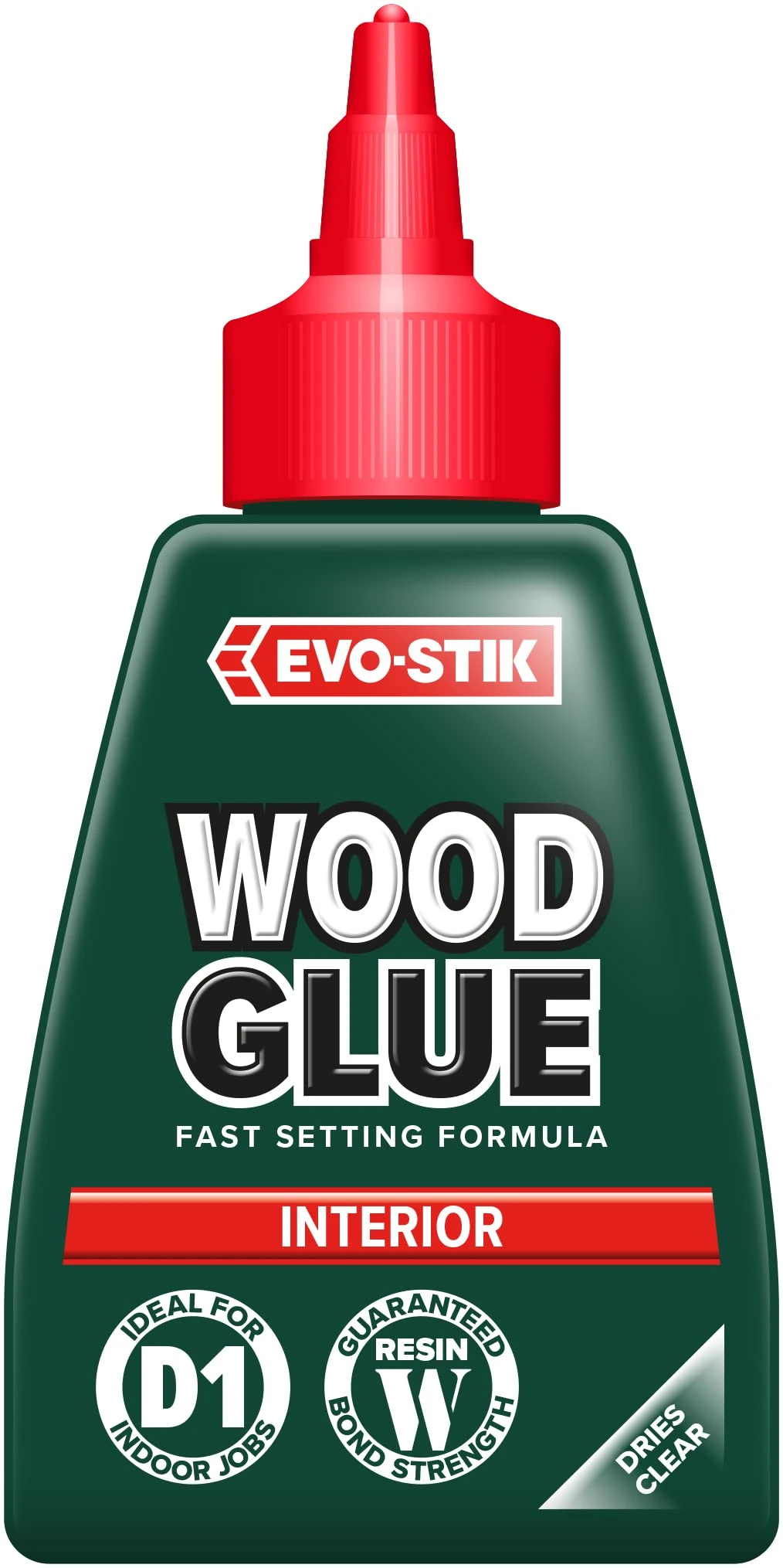 EVO-STIK Wood Glue 50ml - Interior - Extra Strong & Fast Setting - Suitable For All Wood Types - Dries Clear