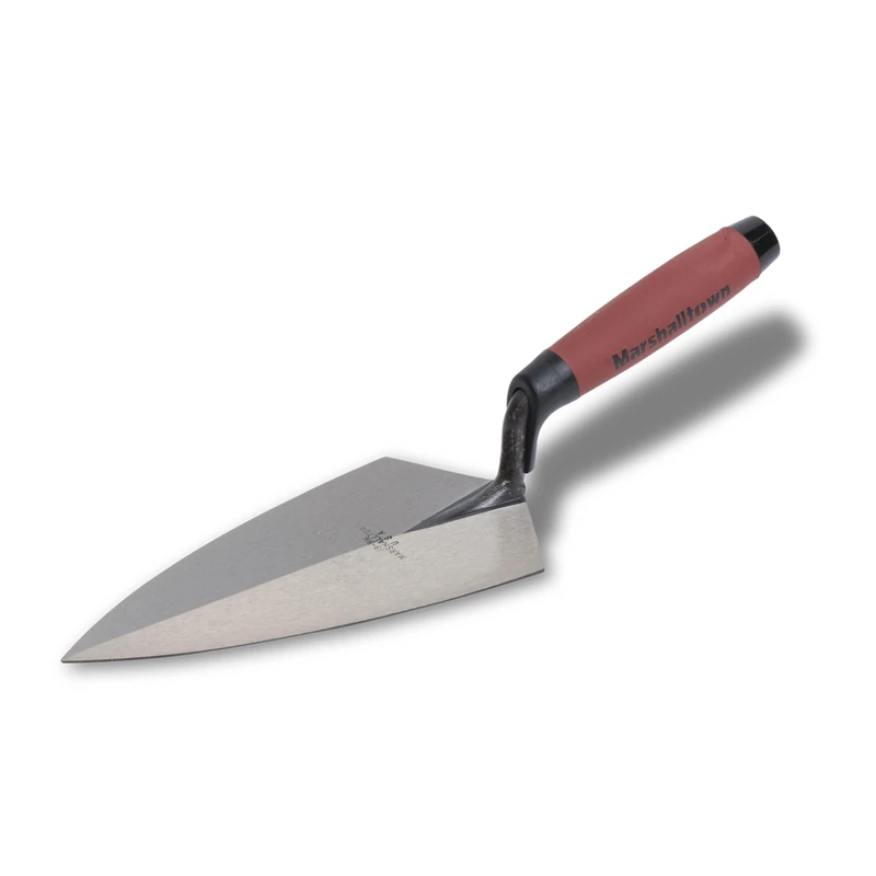MARSHALLTOWN Philadelphia Brick Trowel, 254 x 127 mm Masonry Tool, DuraSoft Handle, Made in The USA, 19 10FG